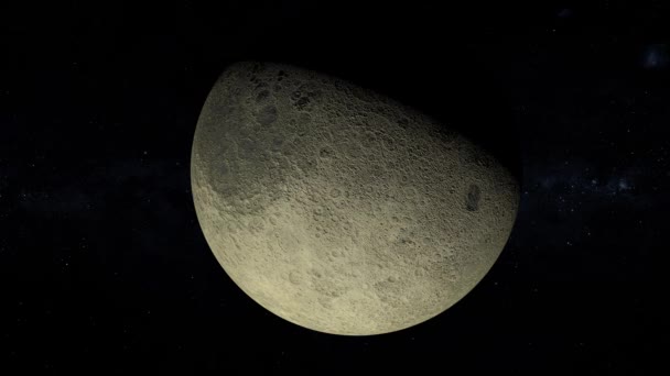 Space Moon 3Dcg Digital Animation Motion Graphics — 图库视频影像