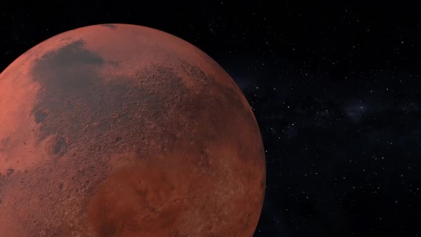 Mars Space 3Dcg Цифрова Анімація Графіка Руху — стокове відео