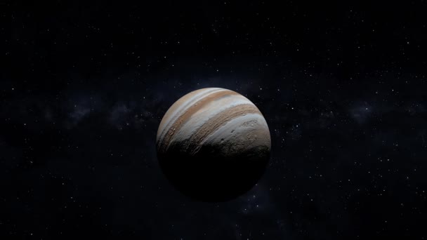 Jupiter Space 3Dcg Digital Animation Motion Graphics — Stockvideo