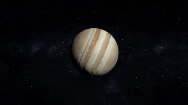 Jupiter Space 3Dcg Digital Animation Motion Graphics — Stock video