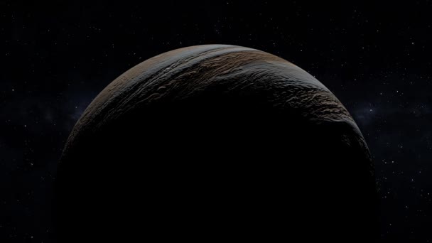 Jupiter Space 3Dcg Ψηφιακά Γραφικά Κίνησης Κινουμένων Σχεδίων — Αρχείο Βίντεο