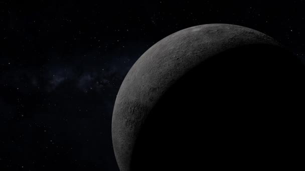 Mercury Space 3Dcg Digitális Animációs Mozgás Grafika — Stock videók