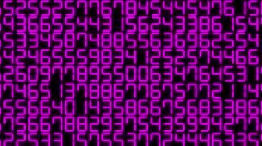 Rakamlar Rastgele Arkaplan Canlandırma Hareketi Grafikleri