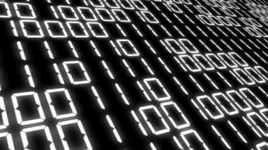 Rakamlar Rastgele Arkaplan Canlandırma Hareketi Grafikleri