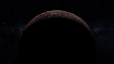 Uzay cücesi gezegen 3DCG dijital animasyon hareketleri grafikleri