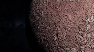 Uzay cücesi gezegen 3DCG dijital animasyon hareketleri grafikleri