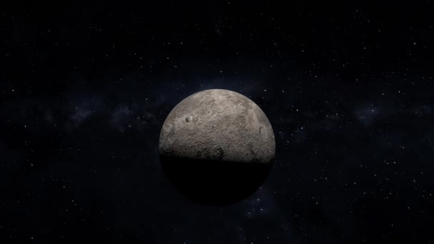 Space Dwarf Planet 3Dcg Digital Animation Motion Graphics — 图库视频影像