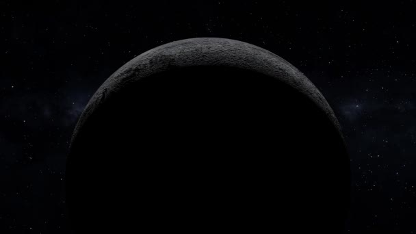 Space Dwarf Planet 3Dcg Digital Animation Motion Graphics — Stock video