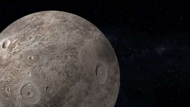 Space Dwarf Planet 3Dcg Digital Animation Motion Graphics — Vídeo de Stock