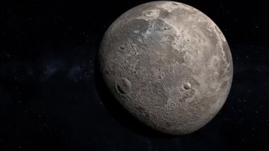 Uzay cücesi gezegen 3DCG dijital animasyon hareketleri grafikleri