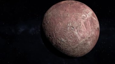Uzay cücesi gezegen 3DCG dijital animasyon hareketleri grafikleri