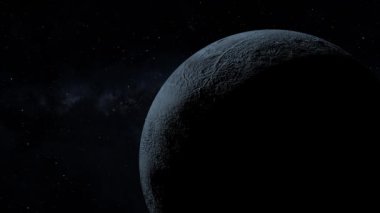 Uzay cücesi gezegen 3DCG dijital animasyon hareketleri grafikleri