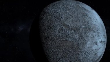 Uzay cücesi gezegen 3DCG dijital animasyon hareketleri grafikleri