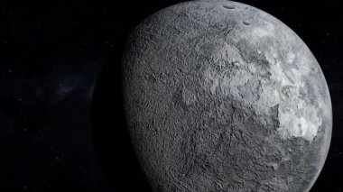 Uzay cücesi gezegen 3DCG dijital animasyon hareketleri grafikleri