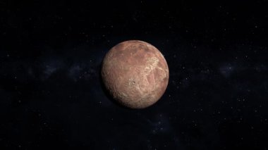 Uzay cücesi gezegen 3DCG dijital animasyon hareketleri grafikleri