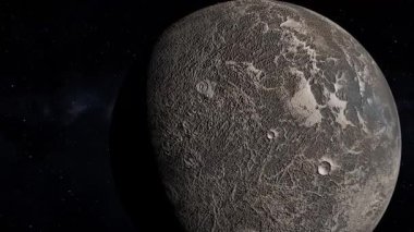 Uzay cücesi gezegen 3DCG dijital animasyon hareketleri grafikleri