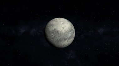 Uzay cücesi gezegen 3DCG dijital animasyon hareketleri grafikleri