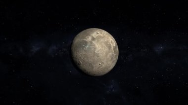 Uzay cücesi gezegen 3DCG dijital animasyon hareketleri grafikleri