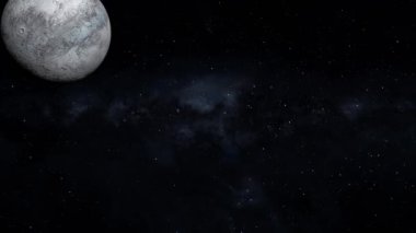 Uzay cücesi gezegen 3DCG dijital animasyon hareketleri grafikleri