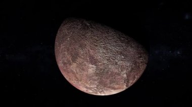 Uzay cücesi gezegen 3DCG dijital animasyon hareketleri grafikleri