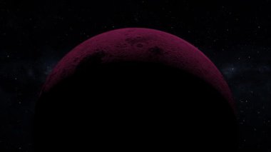 Uzay Ay 3DCG Dijital Canlandırma Grafikleri