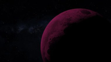 Uzay Ay 3DCG Dijital Canlandırma Grafikleri