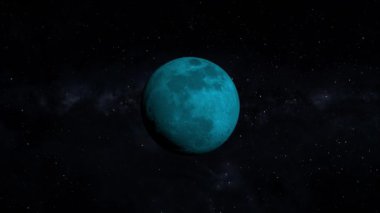 Uzay Ay 3DCG Dijital Canlandırma Grafikleri