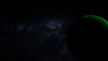 Uzay Ay 3DCG Dijital Canlandırma Grafikleri