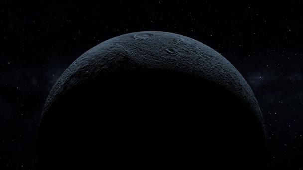 Space Dwarf Planet 3Dcg Digital Animation Motion Graphics — Stock video