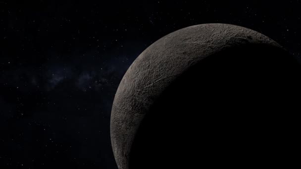 Space Dwarf Planet 3Dcg Digital Animation Motion Graphics — Vídeo de Stock