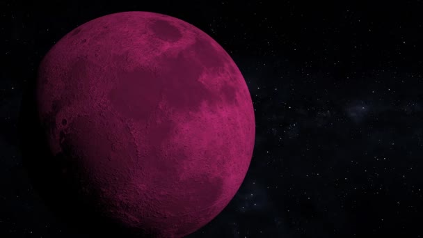 Luna Spaziale 3Dcg Animazione Digitale Motion Graphics — Video Stock