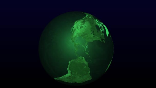 Dünya Alanı 3Dcg Dijital Canlandırma Grafikleri — Stok video