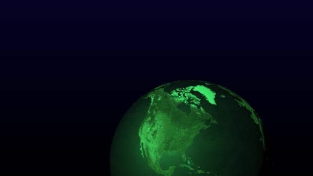 Earth Space 3Dcg Digital Animation Motion Graphics — Stockvideo