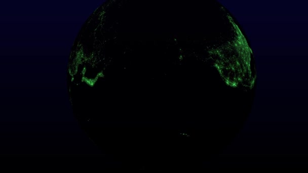 Earth Space 3Dcg Цифрова Анімація Графіка Руху — стокове відео