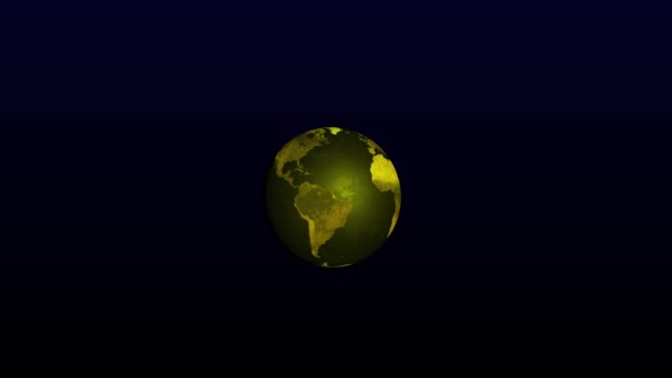 Earth Space 3Dcg Digital Animation Motion Graphics — 图库视频影像