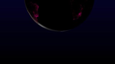 Dünya Aydınlatma Şehir Işıkları 3DCG Hareket Grafikleri