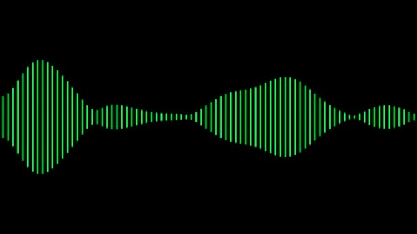 Ljudspektrum Audio Visualizer Motion Graphics — Stockvideo