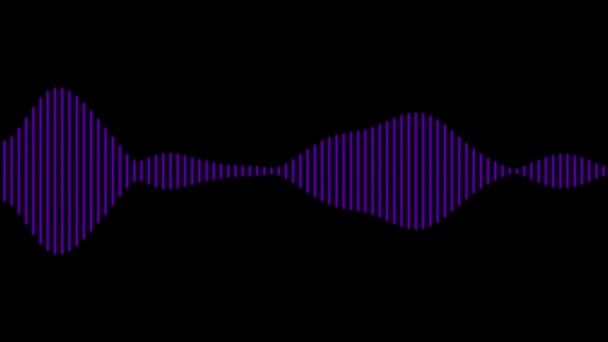 Audio Spectrum Audio Visualizer Mozgó Grafika — Stock videók