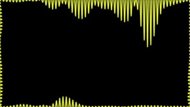 Audio Spectrum Audio Visualizer Motion Graphics — Video Stock