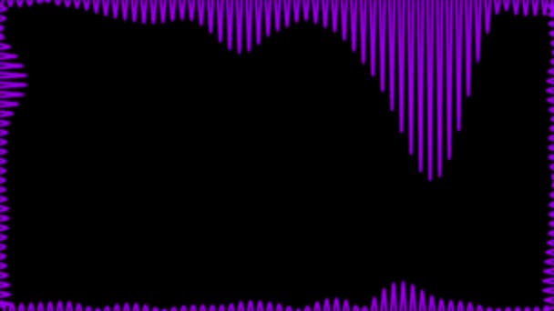 Audio Spectrum Audio Visualizer Beweging Graphics — Stockvideo