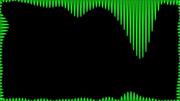 音频频谱音频可视化器运动图形 — 图库视频影像