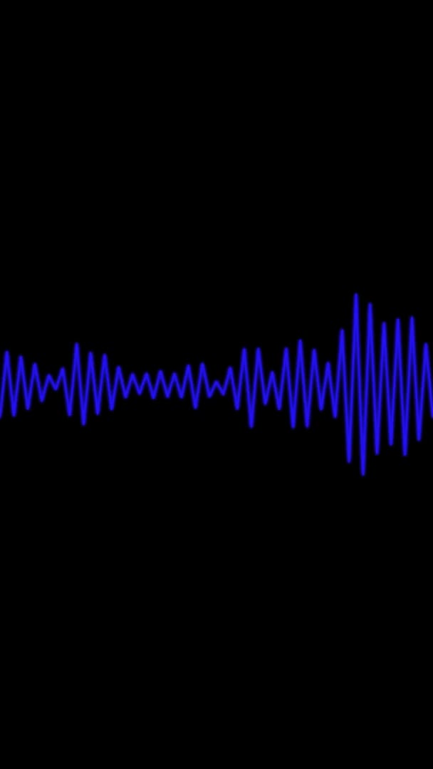 Espectro Audio Visualizador Audio Motion Graphics — Vídeos de Stock