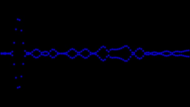 Γραφικά Κίνησης Οπτικοποιητή Φάσματος Ήχου — Αρχείο Βίντεο
