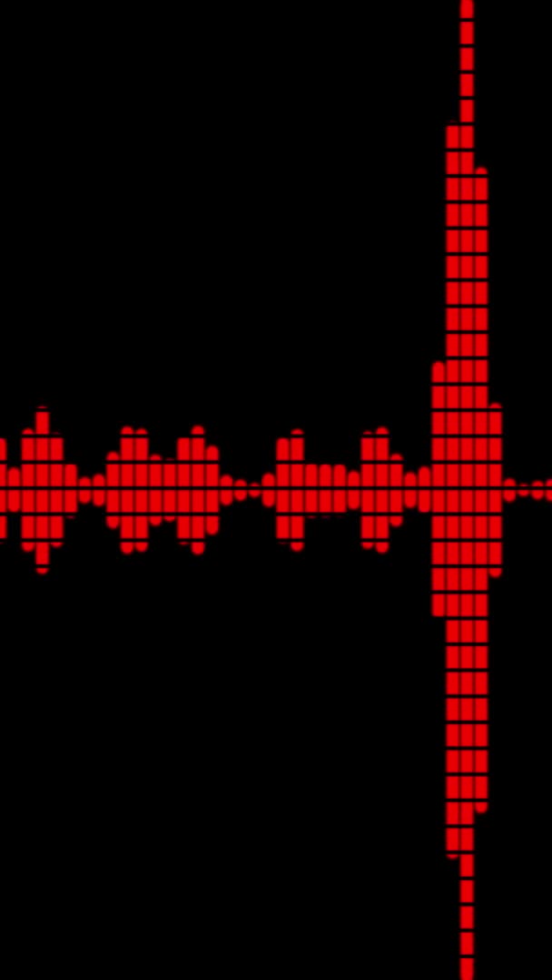 Audio Spectrum Audio Visualizer Motion Graphics — Stock Video