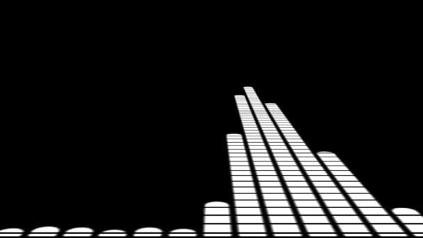 Audio Spectrum Audio Visualizer Motion Graphics — Stock video