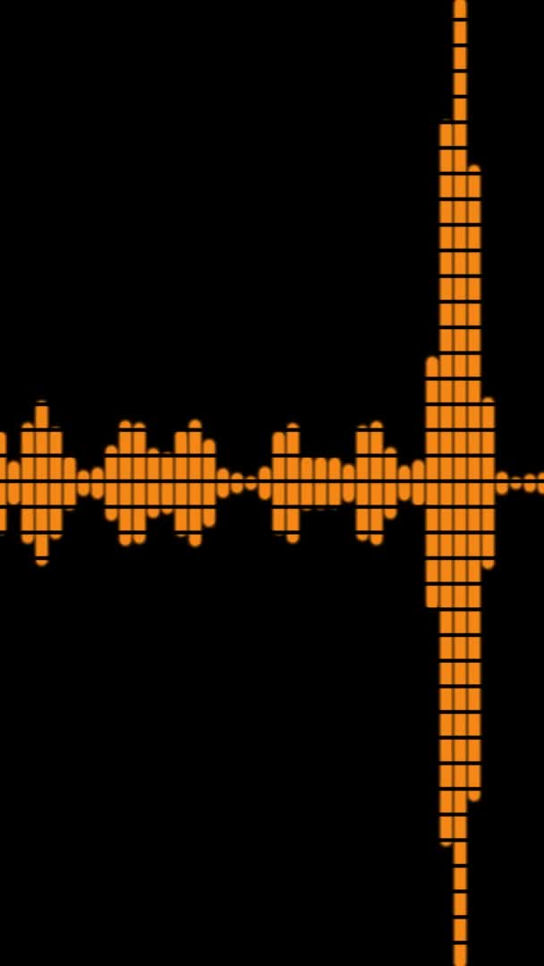 Espectro Audio Visualizador Audio Motion Graphics — Vídeo de stock