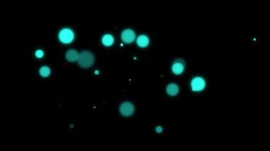 Parlayan neon siber animasyon grafikleri