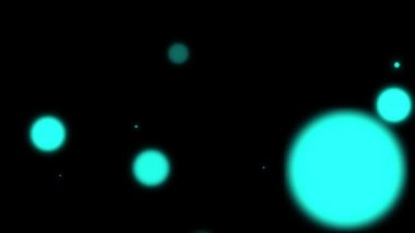 Parlayan neon siber animasyon grafikleri