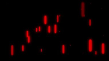 Parlayan neon siber animasyon grafikleri