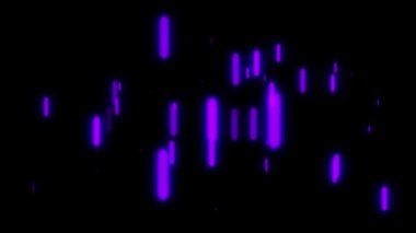 Parlayan neon siber animasyon grafikleri